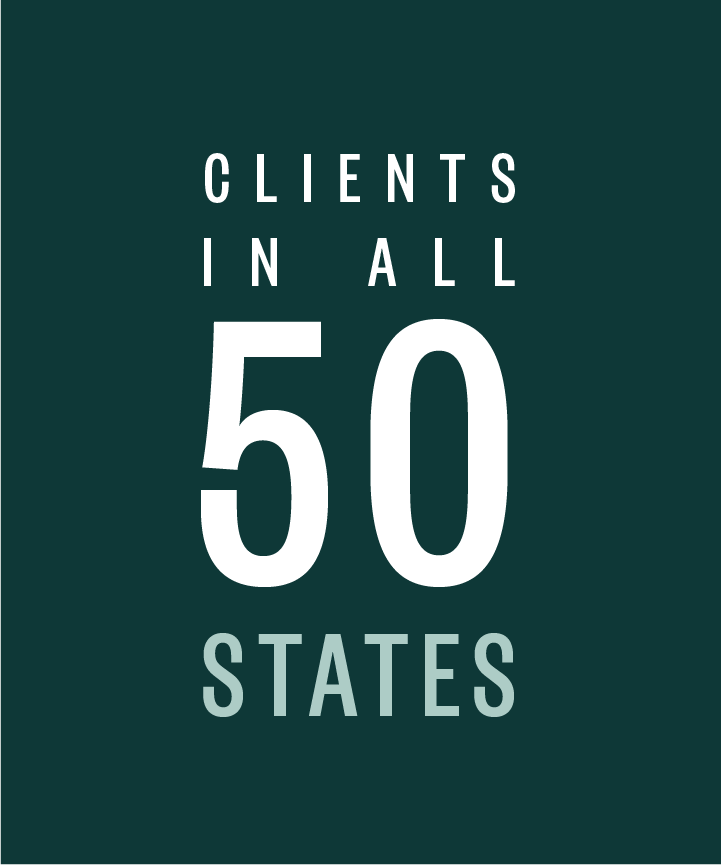 Clients in all 50 states