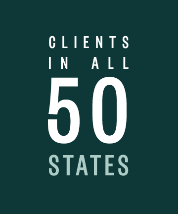 Clients in all 50 states