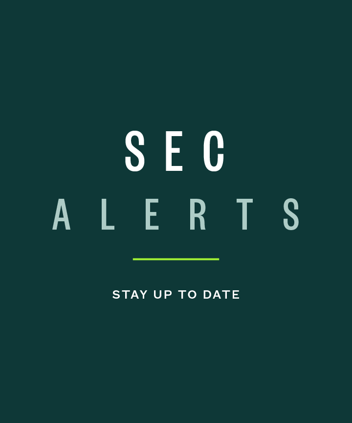 SEC Alerts - Stay Up To Date