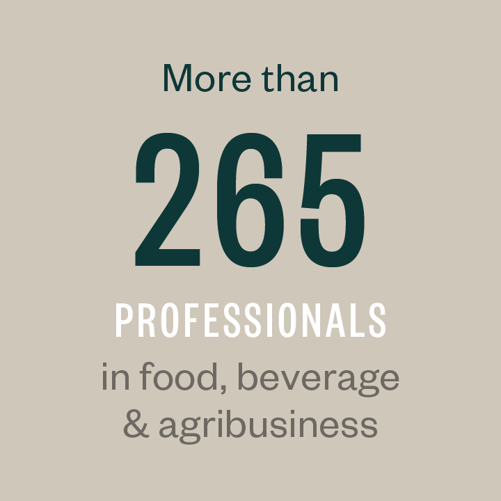 Hundreds of professionals in food, beverage & agribusiness