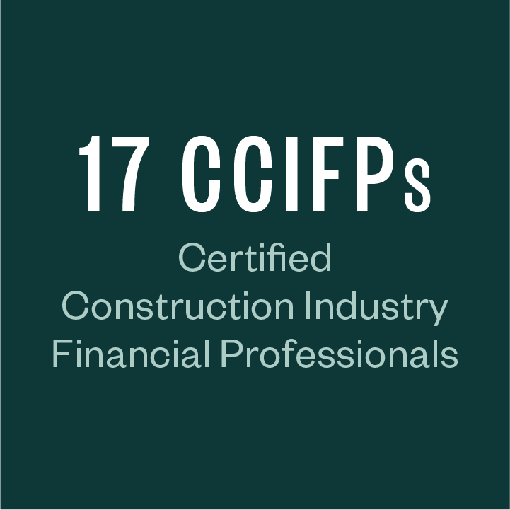 17 certified construction industry financial professionals.