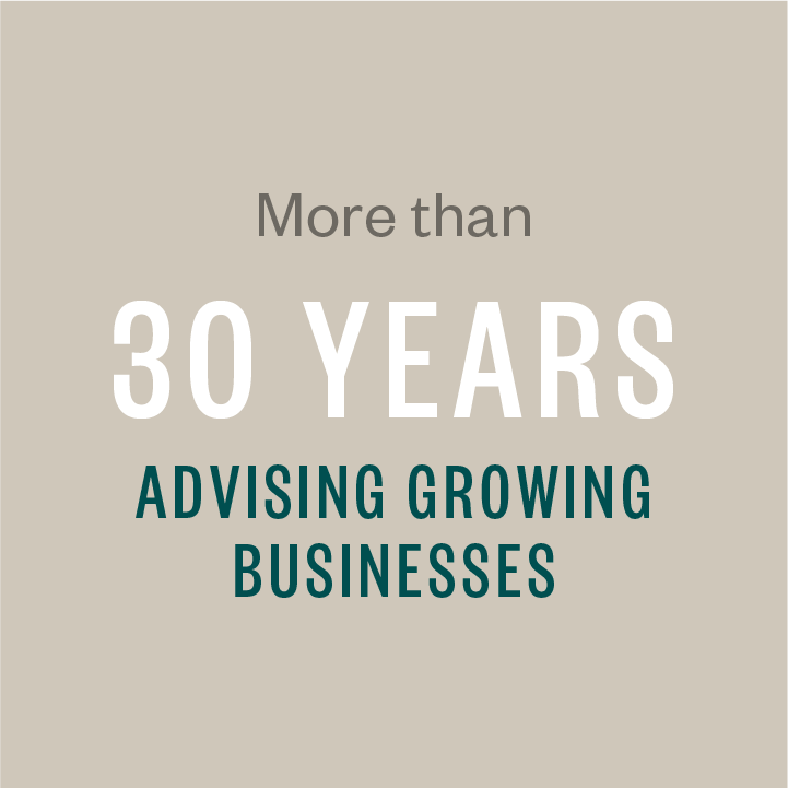 More than 30 years advising growing businesses