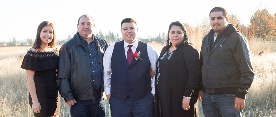 Manuel Arroyo and his family