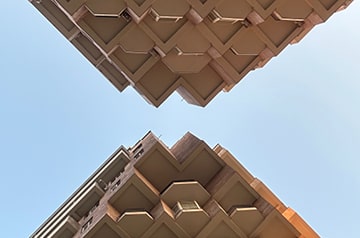 Abstract building corners