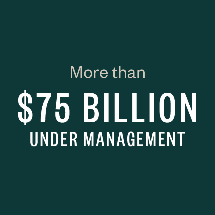 More than $75 billion under management